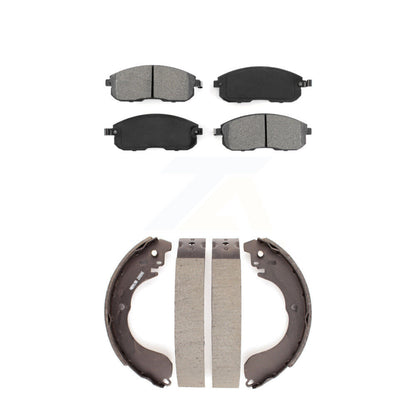 [Avant + Arrière] Kit de plaquette (semi-métallique) de frein pour Nissan Sentra Versa Cube KSN-100197