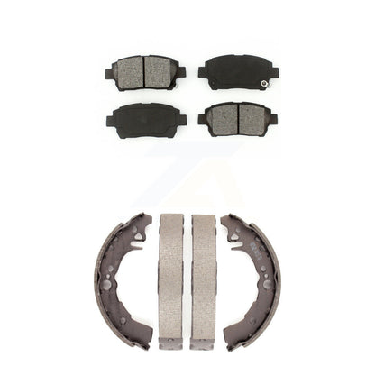 [Avant + Arrière] Kit de plaquette (semi-métallique) de frein pour 2001-2005 Toyota Echo KSN-100205