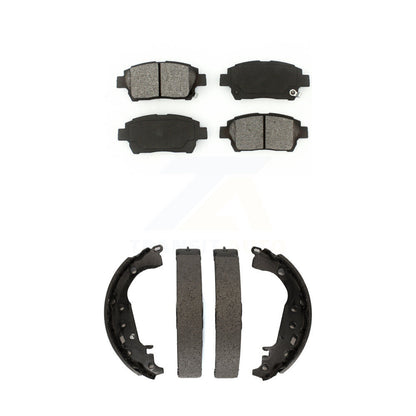 [Avant + Arrière] Kit de plaquette (semi-métallique) de frein pour 2009 Toyota Prius KSN-100206