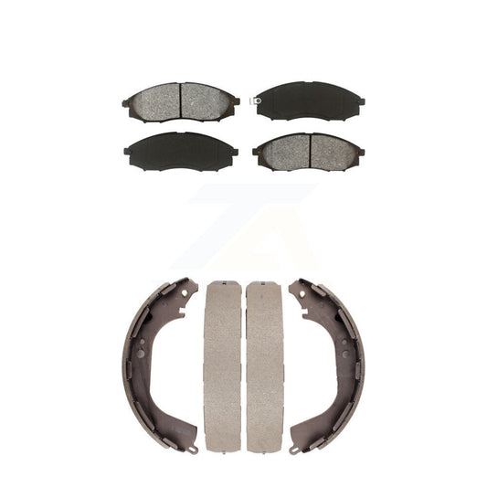 [Avant + Arrière] Kit de plaquette (semi-métallique) de frein pour Nissan Xterra Frontier KSN-100207