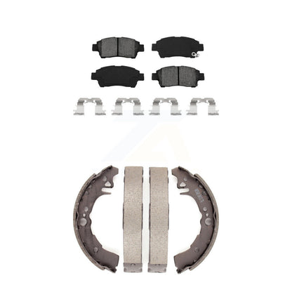 [Avant + Arrière] Kit de plaquette (semi-métallique) de frein pour 2000 Toyota Echo KSN-100208