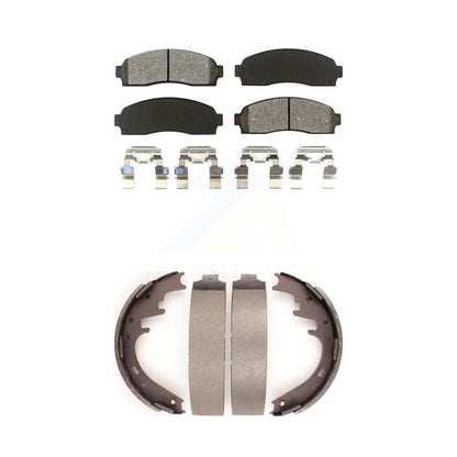[Avant + Arrière] Kit de plaquette (semi-métallique) de frein pour 2001-2002 Ford Explorer Sport Trac KSN-100211