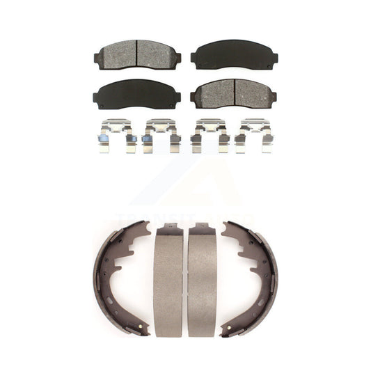 [Avant + Arrière] Kit de plaquette (semi-métallique) de frein pour 2001-2002 Ford Explorer Sport Trac KSN-100211
