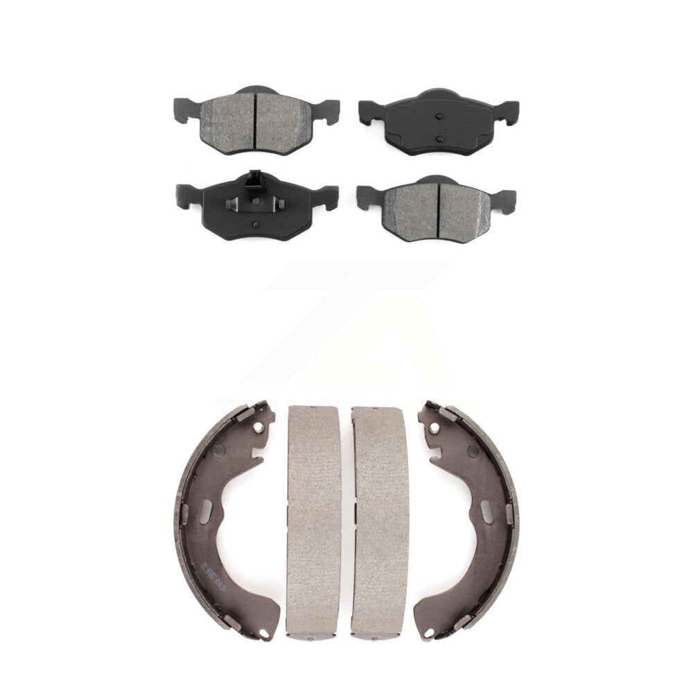 [Avant + Arrière] Kit de plaquette (semi-métallique) de frein pour Ford Escape Mazda Tribute Mercury Mariner KSN-100216