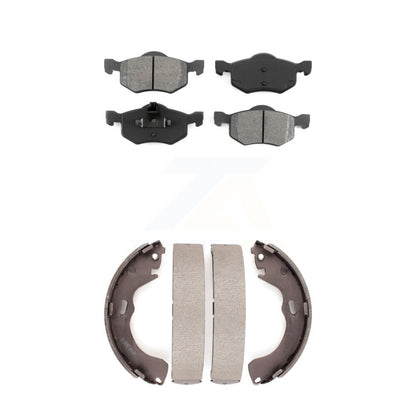 [Avant + Arrière] Kit de plaquette (semi-métallique) de frein pour Ford Escape Mazda Tribute Mercury Mariner KSN-100216