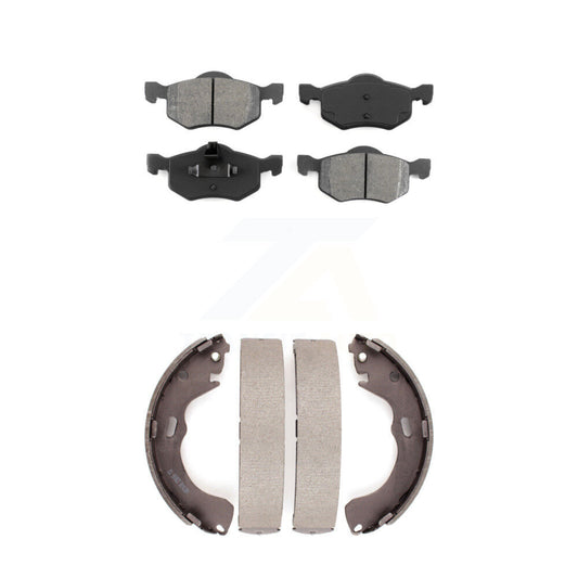 [Avant + Arrière] Kit de plaquette (semi-métallique) de frein pour Ford Escape Mazda Tribute Mercury Mariner KSN-100216