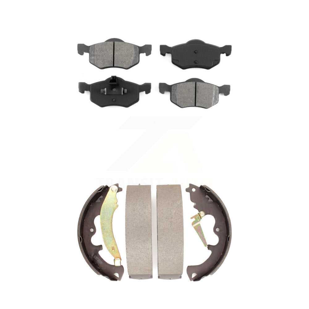 [Avant + Arrière] Kit de plaquette (semi-métallique) de frein pour 2007 Ford Escape Mercury Mariner From 01/08/07 rear brakes KSN-100217