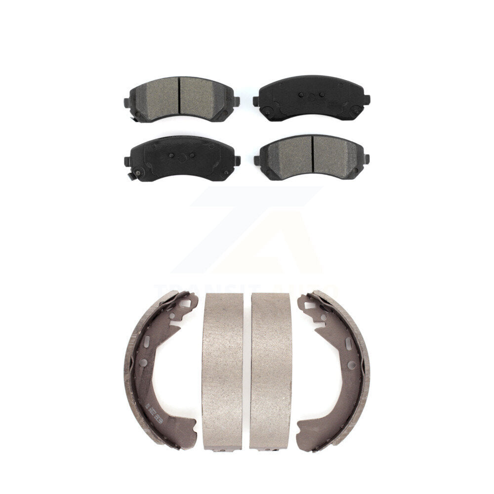 [Avant + Arrière] Kit de plaquette (semi-métallique) de frein pour 2002-2004 Chevrolet Venture Pontiac Montana Oldsmobile Silhouette AWD KSN-100218