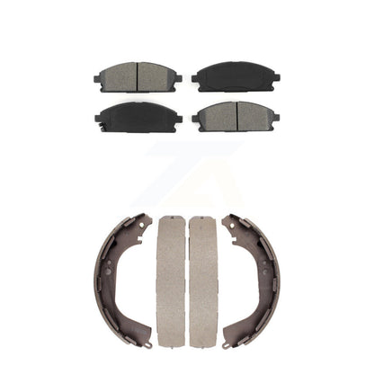 [Avant + Arrière] Kit de plaquette (semi-métallique) de frein pour Nissan Pathfinder Infiniti QX4 INFINITI KSN-100220
