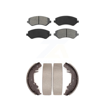 [Avant + Arrière] Kit de plaquette (semi-métallique) de frein pour Dodge Grand Caravan Chrysler Town & Country Voyager KSN-100221