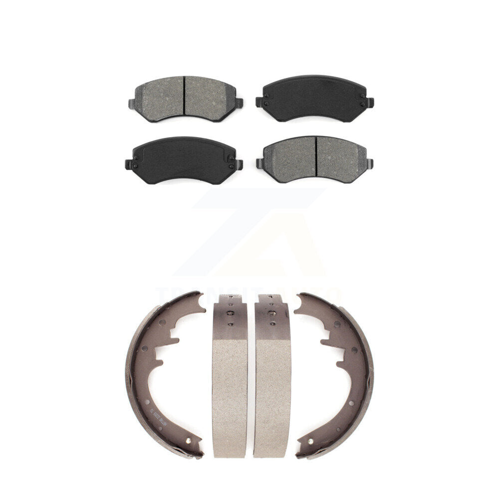 [Avant + Arrière] Kit de plaquette (semi-métallique) de frein pour 2002 Jeep Liberty KSN-100223