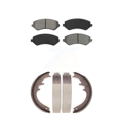 [Avant + Arrière] Kit de plaquette (semi-métallique) de frein pour 2002 Jeep Liberty KSN-100223