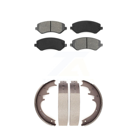 [Avant + Arrière] Kit de plaquette (semi-métallique) de frein pour 2002 Jeep Liberty KSN-100223