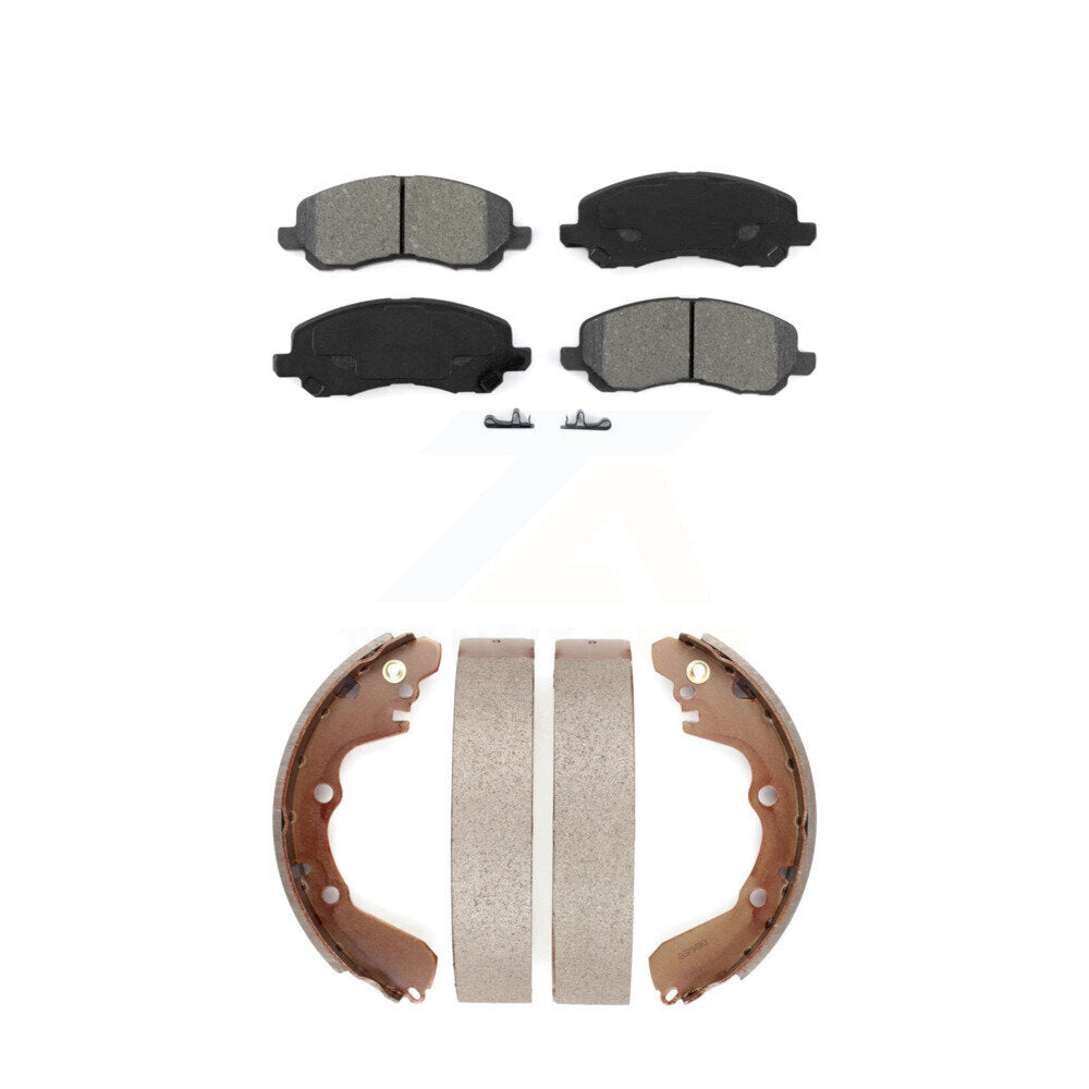 [Avant + Arrière] Kit de plaquette (semi-métallique) de frein pour Chrysler Sebring Mitsubishi Dodge Stratus Eclipse Galant KSN-100231