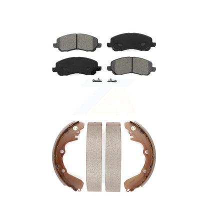 [Avant + Arrière] Kit de plaquette (semi-métallique) de frein pour Chrysler Sebring Mitsubishi Dodge Stratus Eclipse Galant KSN-100231