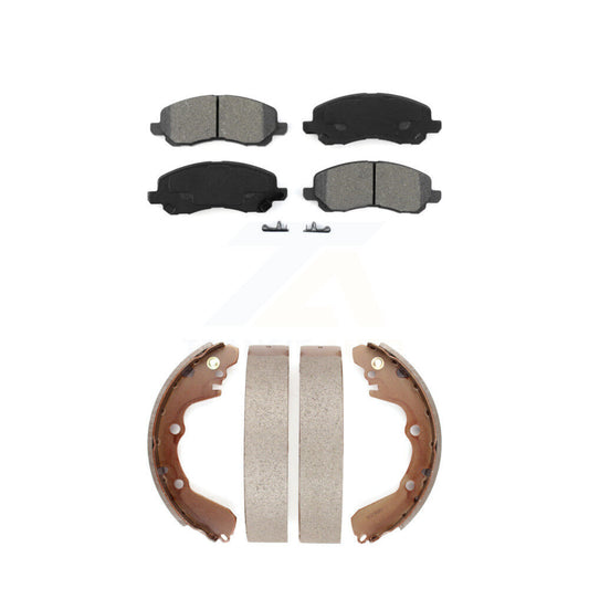 [Avant + Arrière] Kit de plaquette (semi-métallique) de frein pour Chrysler Sebring Mitsubishi Dodge Stratus Eclipse Galant KSN-100231