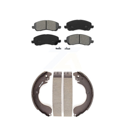 [Avant + Arrière] Kit de plaquette (semi-métallique) de frein pour Jeep Patriot Compass Dodge Caliber Chrysler Sebring Avenger KSN-100233