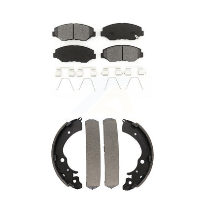 [Avant + Arrière] Kit de plaquette (semi-métallique) de frein pour Honda Accord Fit KSN-100246
