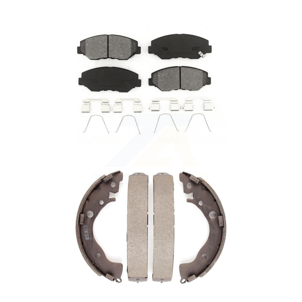 [Avant + Arrière] Kit de plaquette (semi-métallique) de frein pour Honda Civic KSN-100247
