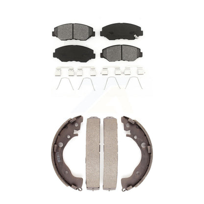 [Avant + Arrière] Kit de plaquette (semi-métallique) de frein pour Honda Civic KSN-100247