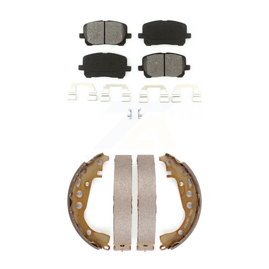 [Avant + Arrière] Kit de plaquette (semi-métallique) de frein pour Toyota Corolla KSN-100248