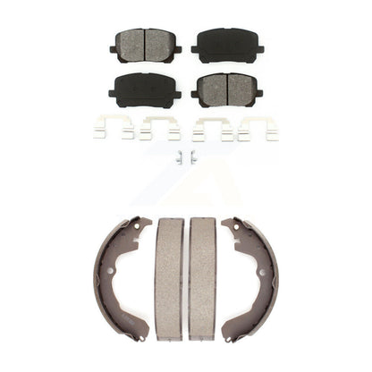 [Avant + Arrière] Kit de plaquette (semi-métallique) de frein pour Toyota Matrix Pontiac Vibe KSN-100249