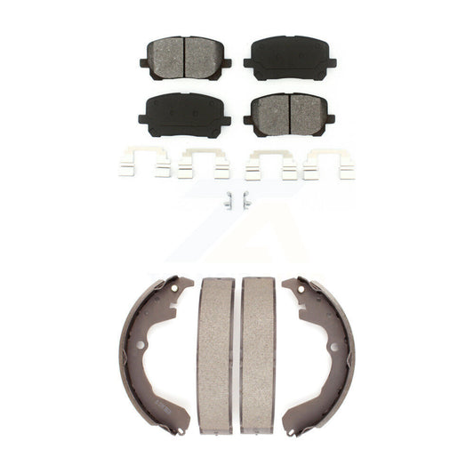 [Avant + Arrière] Kit de plaquette (semi-métallique) de frein pour Toyota Matrix Pontiac Vibe KSN-100249