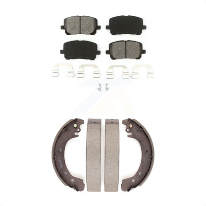 [Avant + Arrière] Kit de plaquette (semi-métallique) de frein pour Toyota Corolla KSN-100251 par Transit Auto