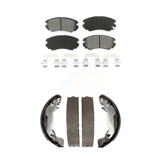 [Avant + Arrière] Kit de plaquette (semi-métallique) de frein pour Hyundai Elantra KSN-100252