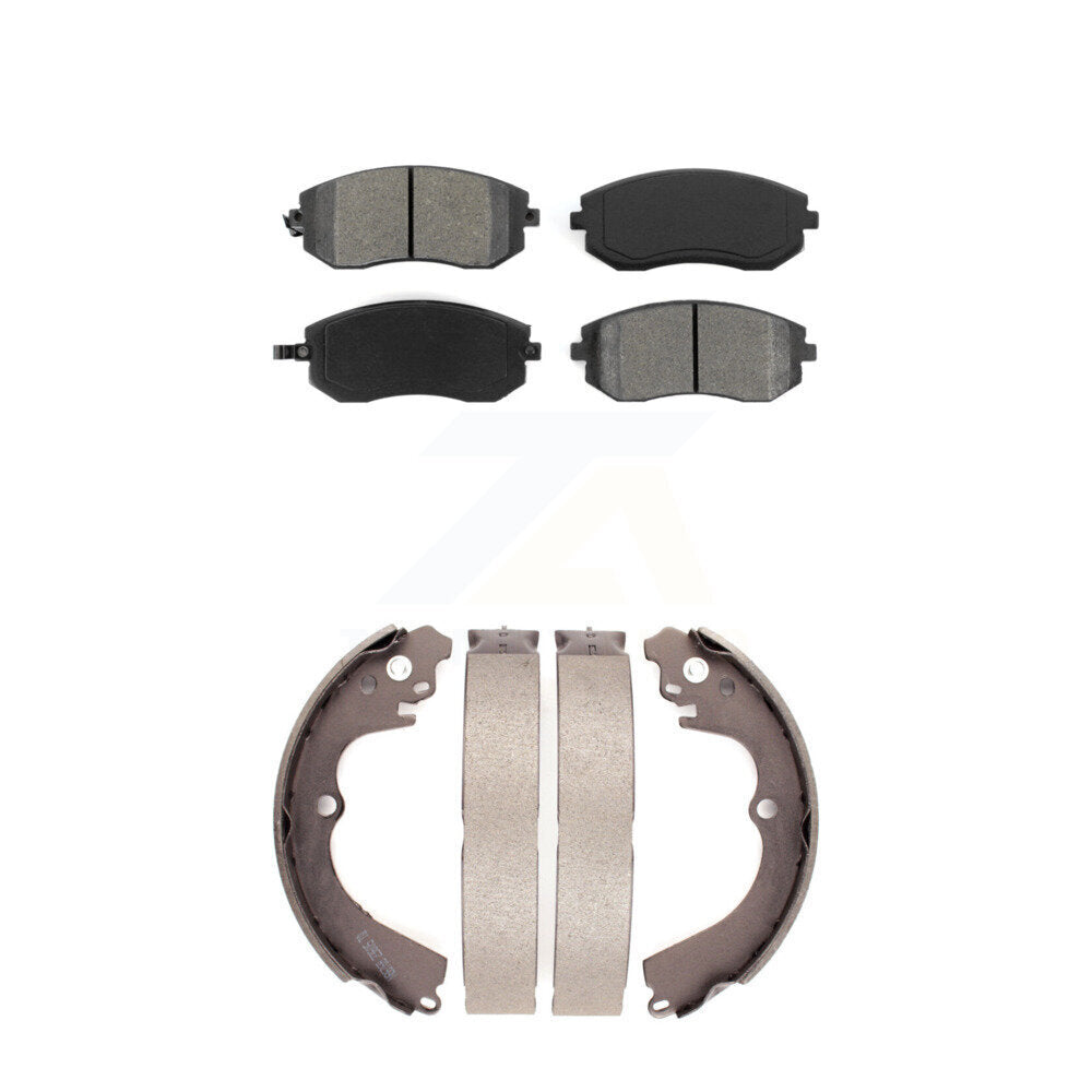 [Avant + Arrière] Kit de plaquette (semi-métallique) de frein pour Subaru Forester Impreza Outback KSN-100254