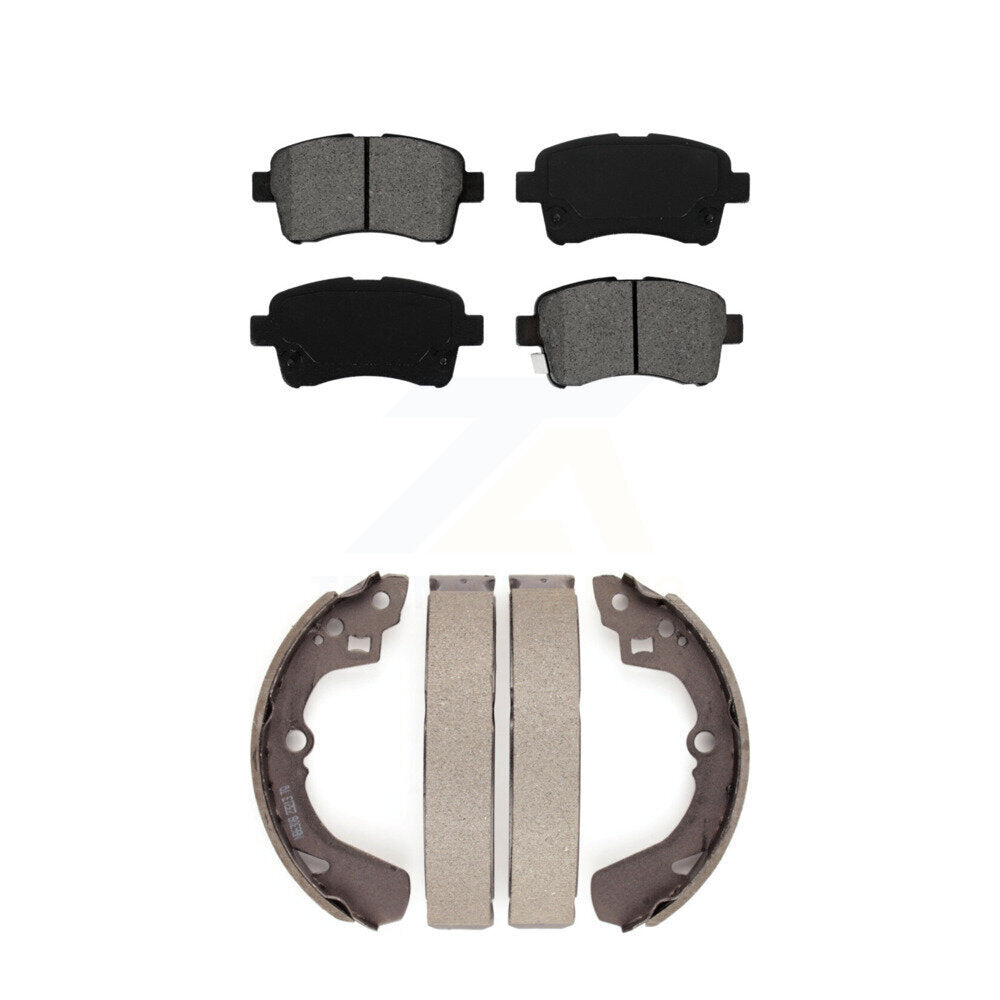 [Avant + Arrière] Kit de plaquette (semi-métallique) de frein pour 2002-2005 Suzuki Aerio KSN-100255