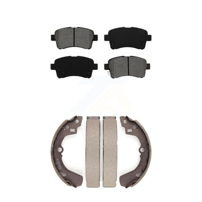 [Avant + Arrière] Kit de plaquette (semi-métallique) de frein pour 2002-2005 Suzuki Aerio KSN-100255