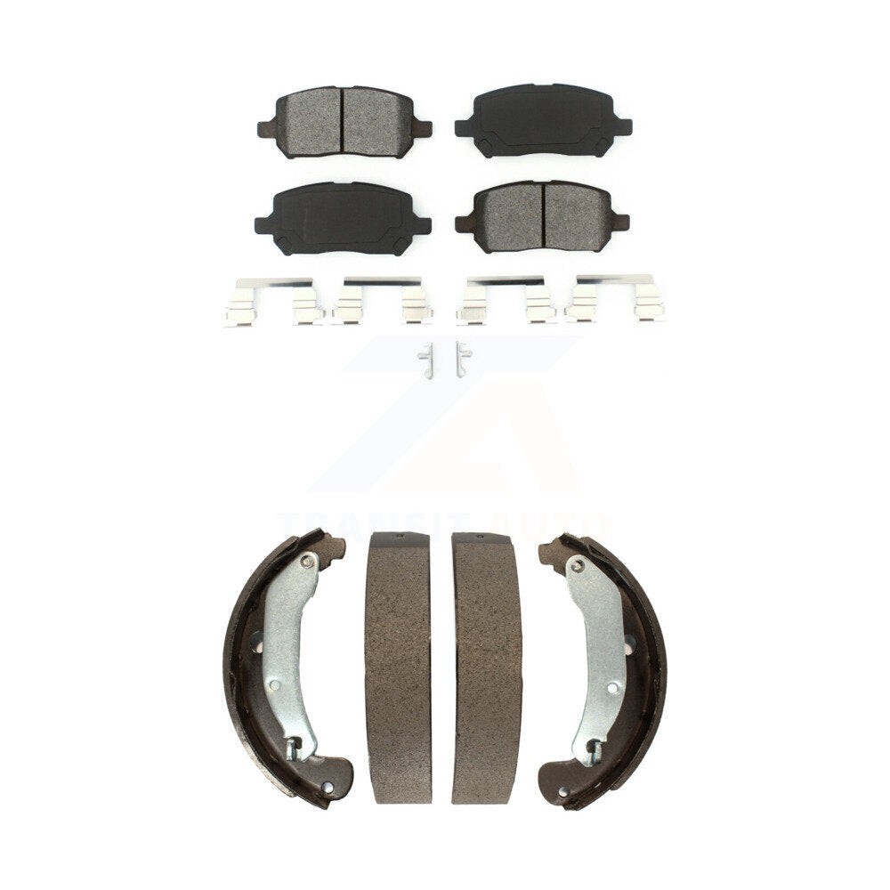 [Avant + Arrière] Kit de plaquette (semi-métallique) de frein pour Chevrolet Cobalt Saturn Ion Pontiac G5 Pursuit KSN-100261