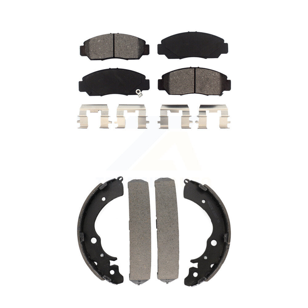 [Avant + Arrière] Kit de plaquette (semi-métallique) de frein pour Honda Accord Civic KSN-100263