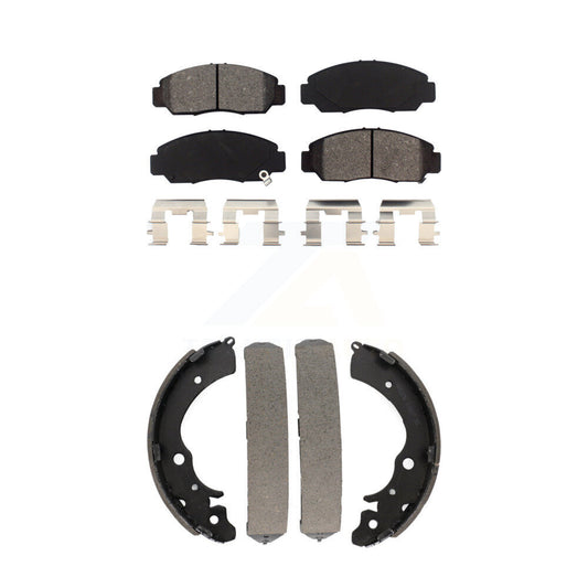 [Avant + Arrière] Kit de plaquette (semi-métallique) de frein pour Honda Accord Civic KSN-100263