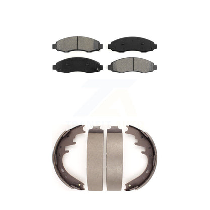 [Avant + Arrière] Kit de plaquette (semi-métallique) de frein pour Dodge Dakota KSN-100264