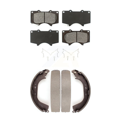 [Avant + Arrière] Kit de plaquette (semi-métallique) de frein pour 2000-2002 Toyota Tundra 5.3" Plate longueur KSN-100267