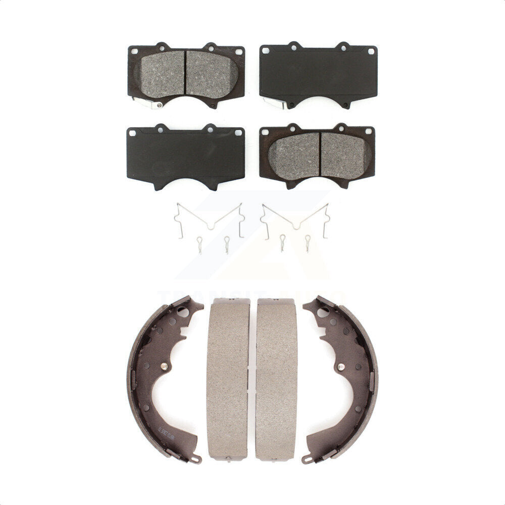 [Avant + Arrière] Kit de plaquette (semi-métallique) de frein pour Toyota Tacoma KSN-100269 par Transit Auto