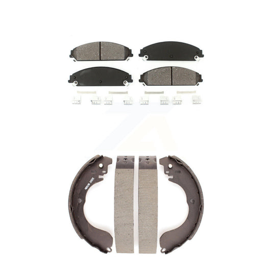 [Avant + Arrière] Kit de plaquette (semi-métallique) de frein pour 2008-2009 Dodge Caliber SRT-4 KSN-100271