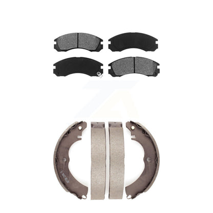 [Avant + Arrière] Kit de plaquette (semi-métallique) de frein pour Mitsubishi Lancer KSN-100285