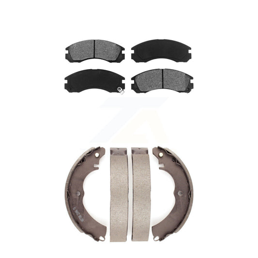 [Avant + Arrière] Kit de plaquette (semi-métallique) de frein pour Mitsubishi Lancer KSN-100285