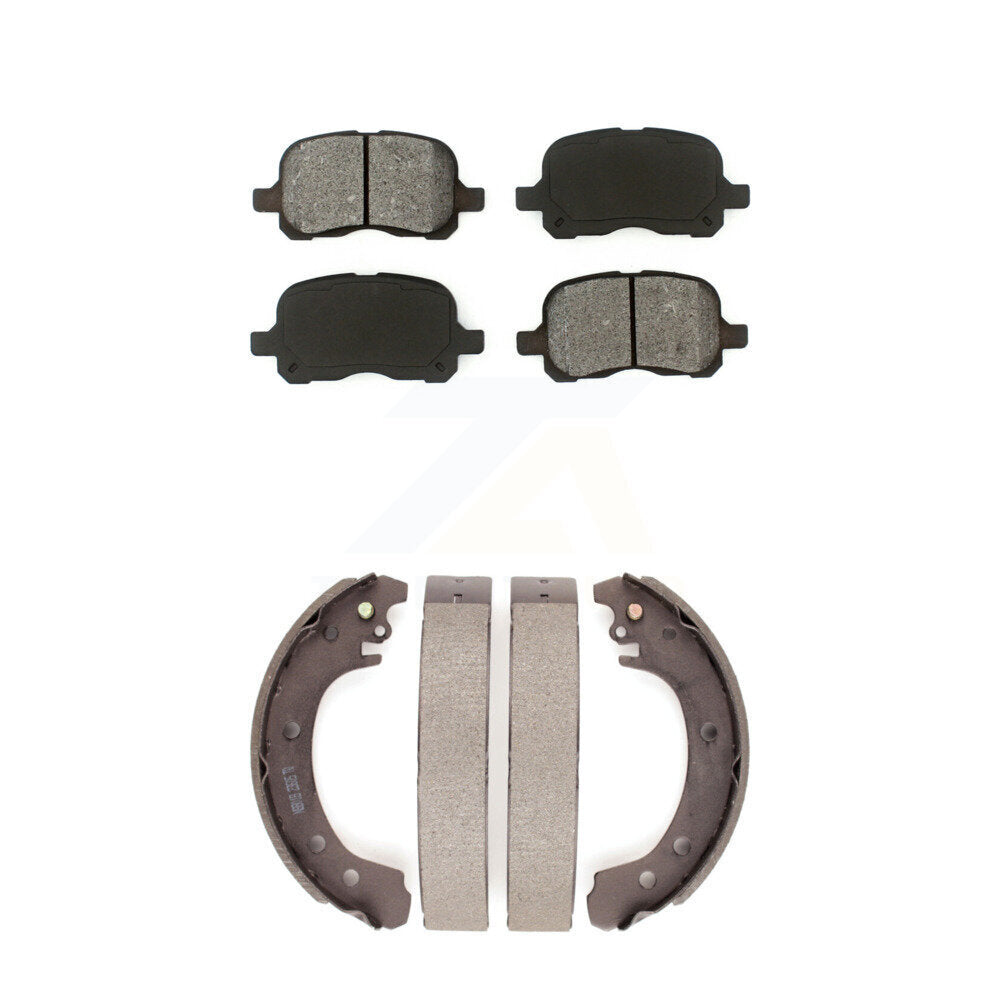 [Avant + Arrière] Kit de plaquette (semi-métallique) de frein pour 2002 Toyota Corolla From 04 02 KSN-100287