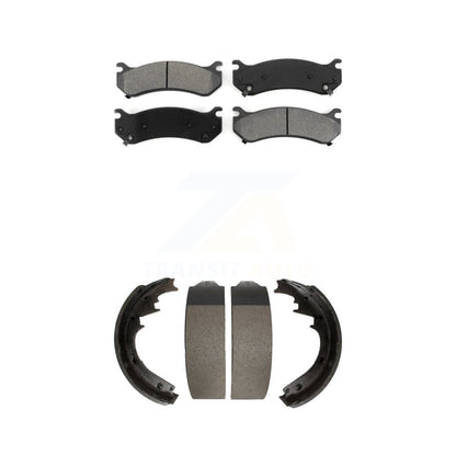 [Avant + Arrière] Kit de plaquette (semi-métallique) de frein pour 2000 GMC Yukon Disc rear brakes avec 11" Diameter KSN-100289