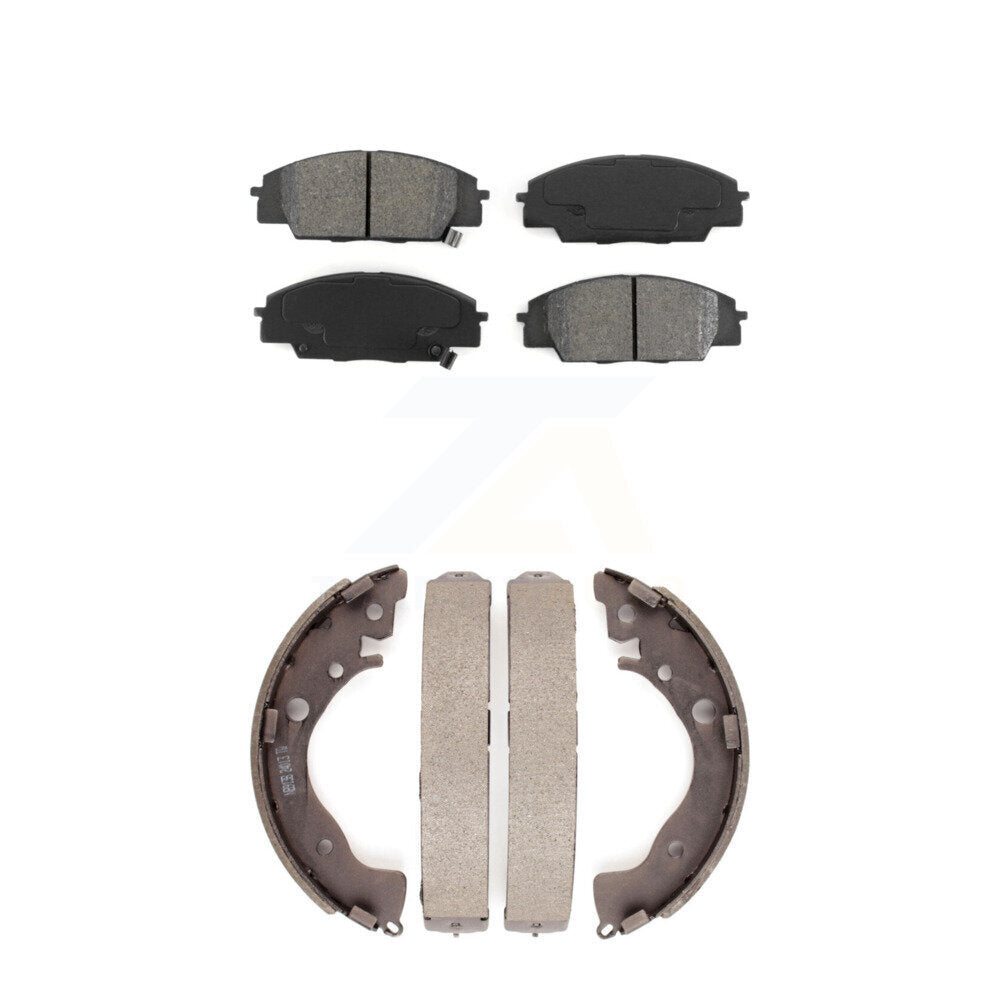 [Avant + Arrière] Kit de plaquette (semi-métallique) de frein pour 2011 Honda Civic Si KSN-100292