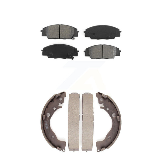 [Avant + Arrière] Kit de plaquette (semi-métallique) de frein pour 2011 Honda Civic Si KSN-100292