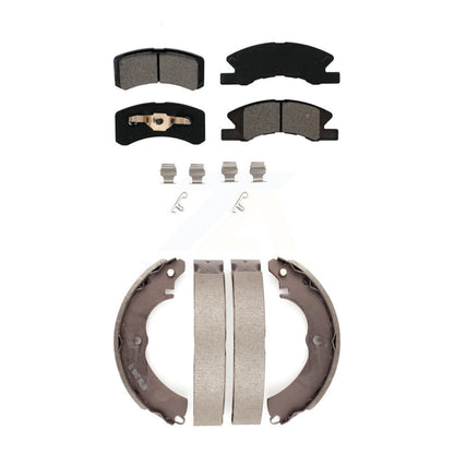 [Avant + Arrière] Kit de plaquette (semi-métallique) de frein pour Mitsubishi Mirage G4 KSN-100296
