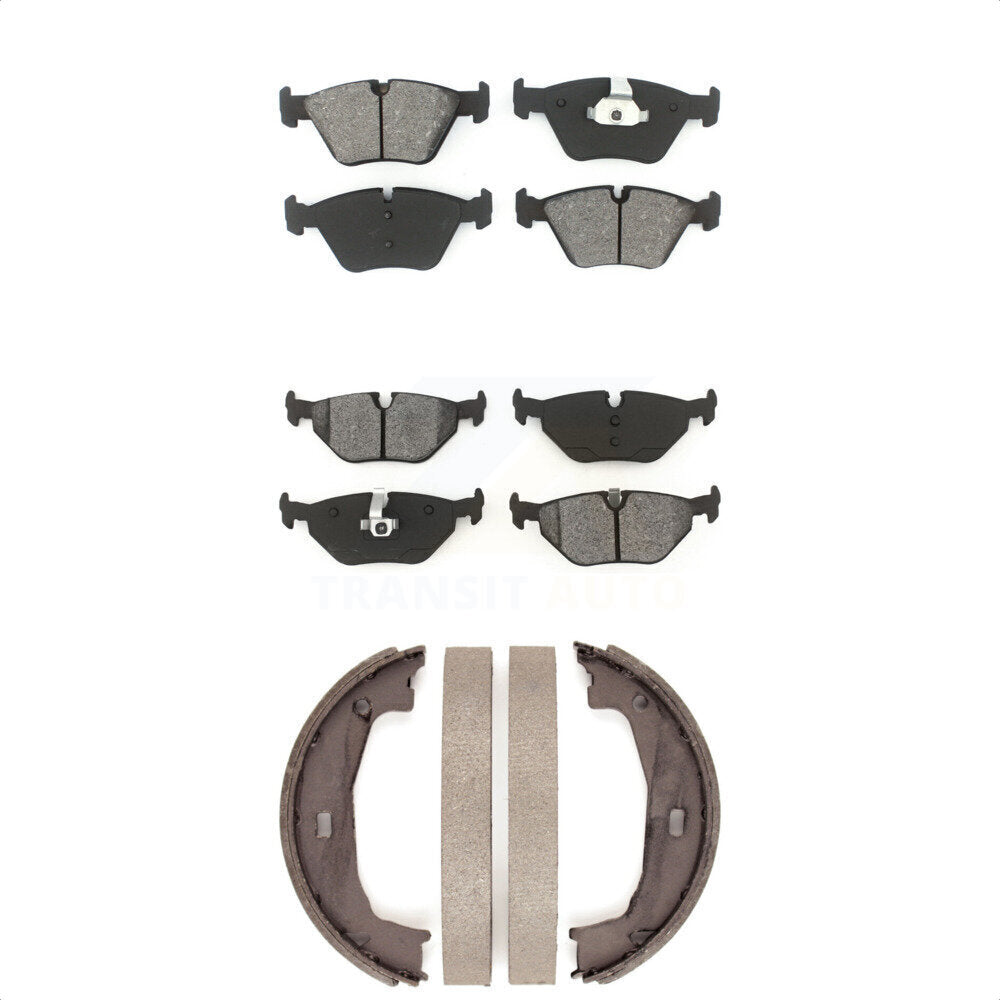 [Avant + Arrière] Kit de plaquette (semi-métallique) de frein pour 2006 BMW Z4 Roadster 3.0si Coupe KSN-100554