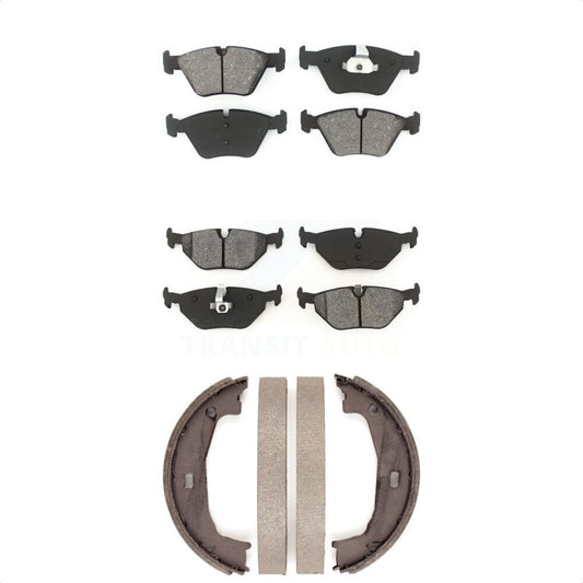[Avant + Arrière] Kit de plaquette (semi-métallique) de frein pour 2006 BMW Z4 Roadster 3.0si Coupe KSN-100554