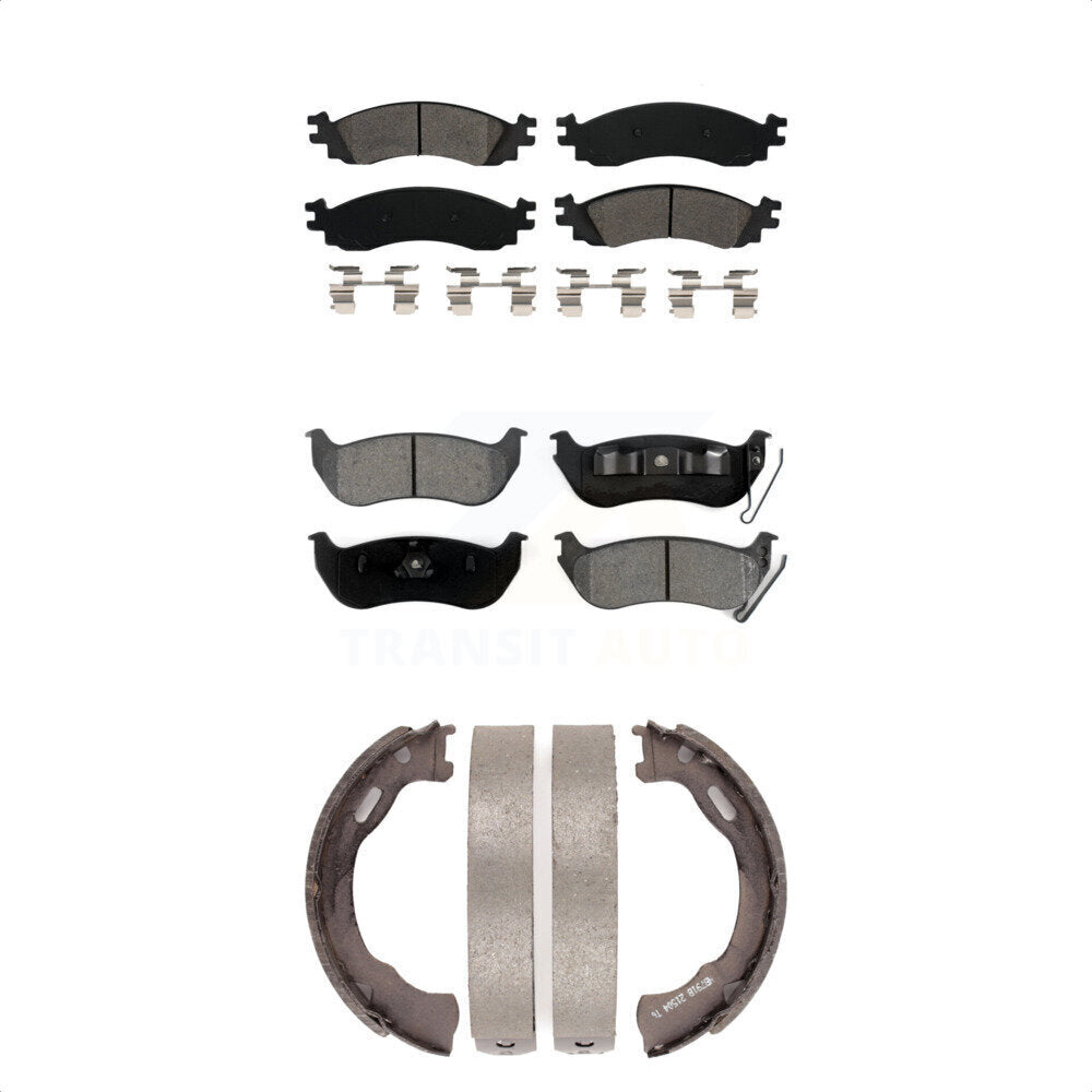 [Avant + Arrière] Kit de plaquette (semi-métallique) de frein pour Ford Explorer Sport Trac Mercury Mountaineer KSN-100556