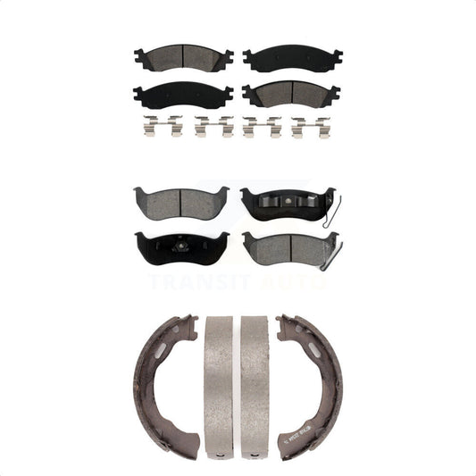 [Avant + Arrière] Kit de plaquette (semi-métallique) de frein pour Ford Explorer Sport Trac Mercury Mountaineer KSN-100556